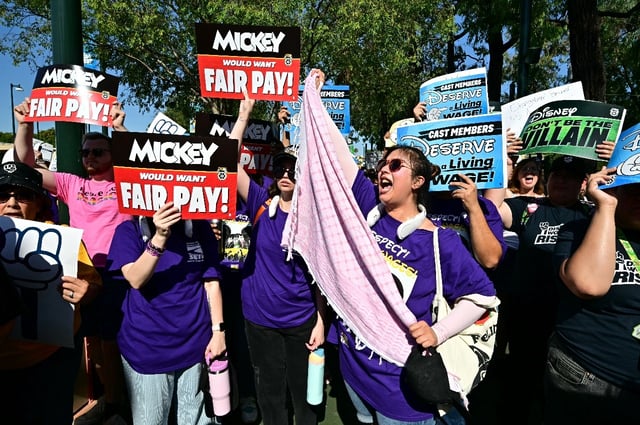 Employees at the Disneyland resort -- composed of the Disneyland and  Disney California Adventure theme parks -- have not gone on strike since 1984, according to the LA Times