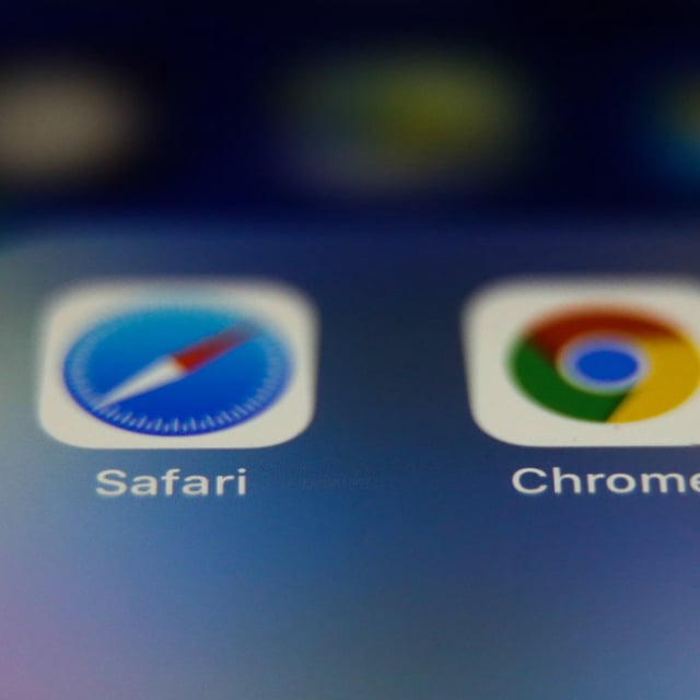 Apple latest commercial takes a subtle shot at Google as the two tech giants battle over become iPhone users' web browser of choice.