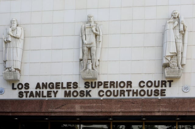 LOS ANGELES - SEPTEMBER 10:  Los Angeles Superior Court Stanley Mosk Courthouse in Los Angeles, California on September 10, 2017.  (Photo By Raymond Boyd/Getty Images)
  