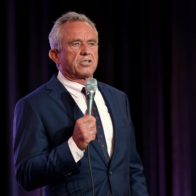 Independent presidential candidate Robert F. Kennedy Jr. speaks at the Libertarian National Convention on May 24, 2024, in Washington, DC.