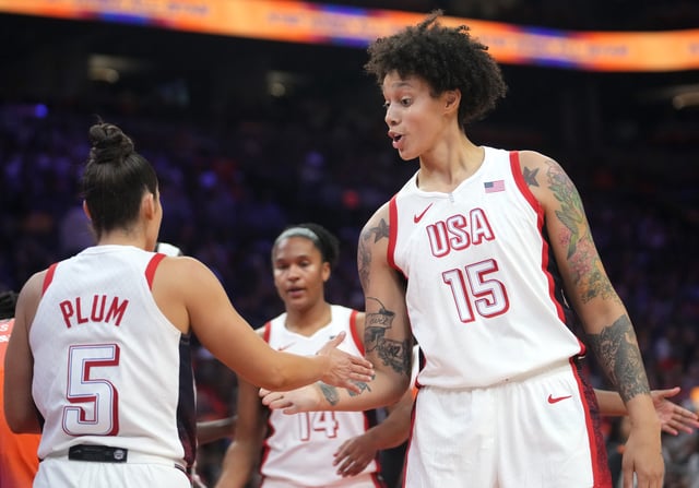 Brittney Griner is a two-time Olympic gold medalist for Team USA.