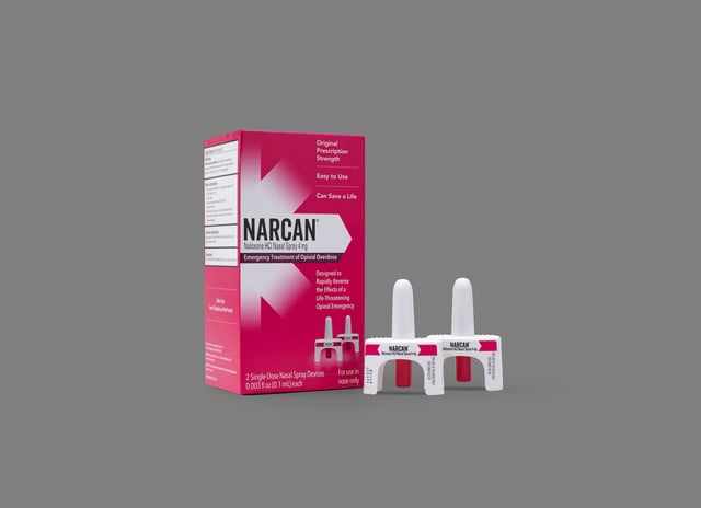 Box and two doses of Narcan nasal spary