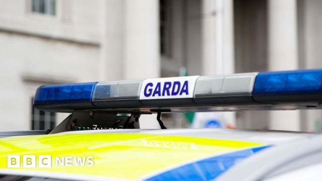 The top of an Irish police car