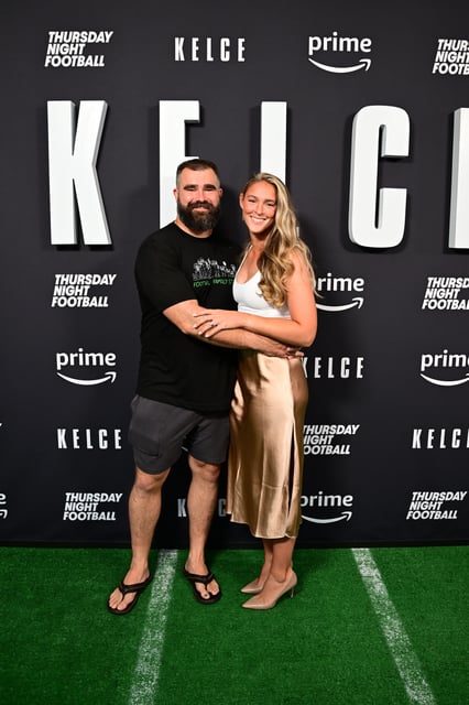 Jason and Kylie Kelce