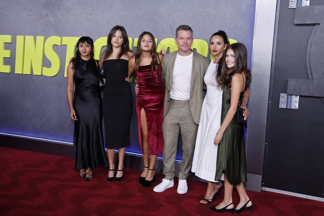Matt Damon and Family