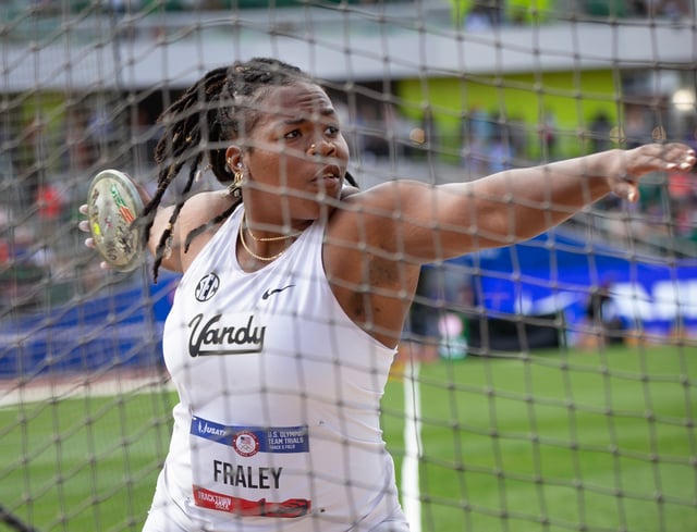 Veronica Fraley during the U.S. Olympic Track and Field Trials.