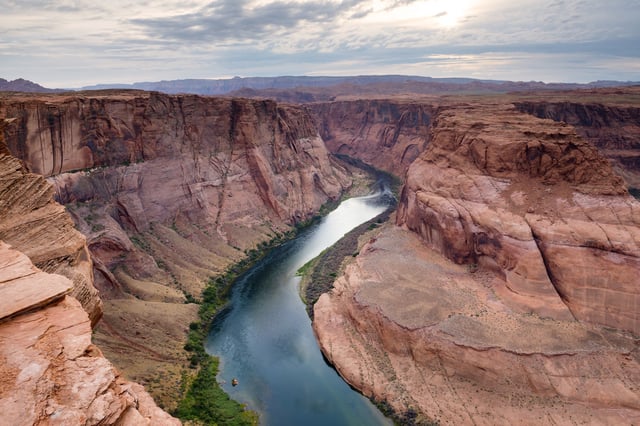 Colorado river through Grand Canyon