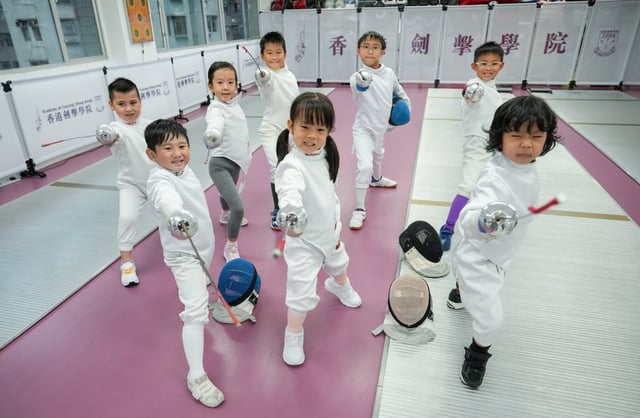 More Hongkongers are sending their children to fencing classes in hopes they can get a shot at becoming the next Cheung Ka-long and Vivian Kong, an expert has said. Photo: May Tse