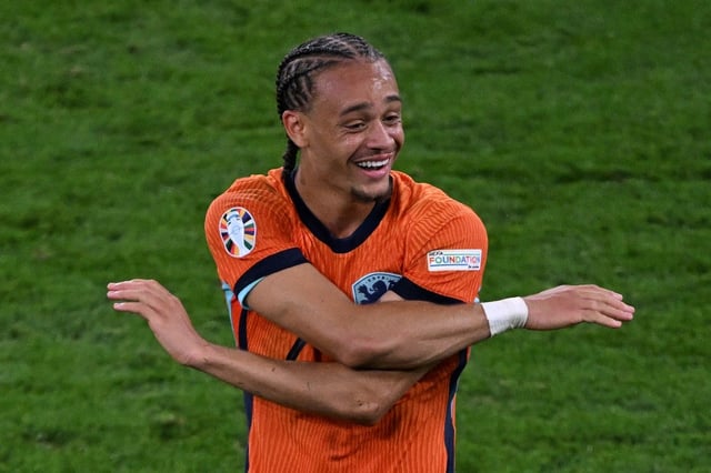 Xavi Simons impressed for the Netherlands during the Euros scoring in the semi-final against England