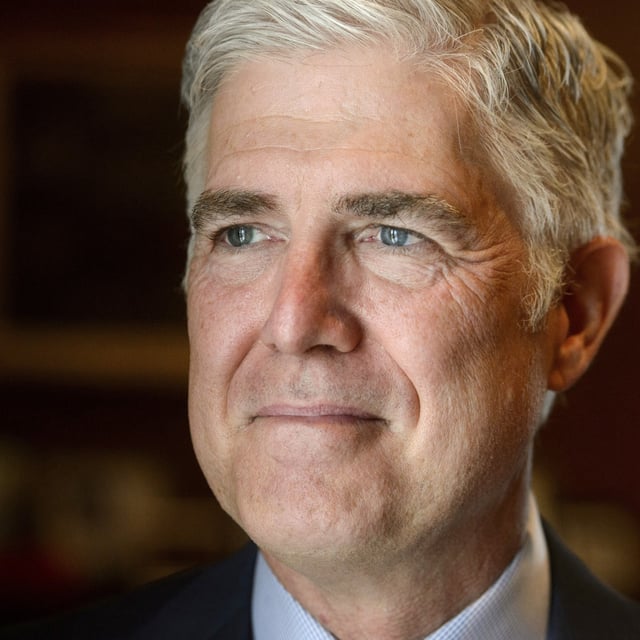 Supreme Court Justice Neil Gorsuch poses for a portrait in his office at the Supreme Court, on July 29. Gorsuch has faced some criticism for his comments.