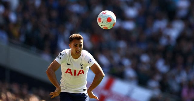 Soccer Football - Premier League - Tottenham Hotspur v Brighton & Hove Albion - Tottenham Hotspur Stadium, London, Britain - April 16, 2022 Tottenham Hotspur's Sergio Reguilon in action REUTERS/Hannah Mckay/File Photo