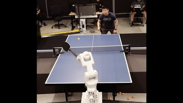 The robot can't best advanced level players at the moment.
