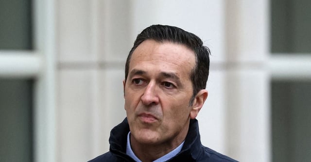 Hernan Lopez, former executive of 21st Century Fox and Full Play Group, arrives at Federal Court in Brooklyn New York City, U.S., March 2, 2023.  REUTERS/Brendan McDermid/File Photo