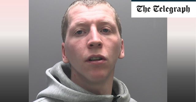 Sonny Stringer, 28, mounted pavements and reached speeds of 50mph to escape the police on his high-powered e-bike
