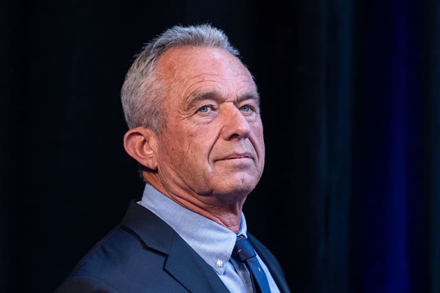 Independent Presidential candidate Robert F. Kennedy Jr. announced 'No Spoiler' pledge for the upcoming elections at a campaign stop in Brooklyn, NY on May 1, 2024.