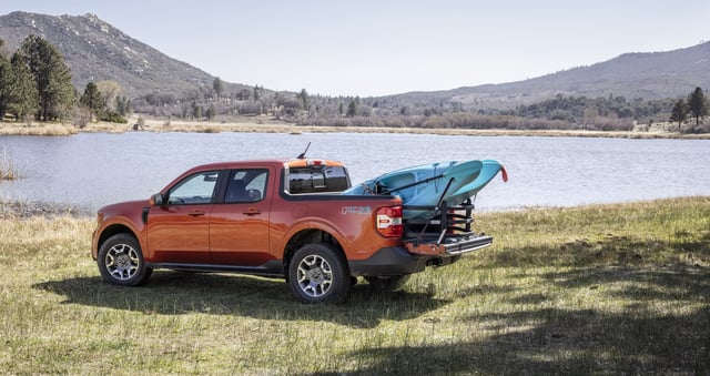 Ford's smallest pickup truck on offer, the Maverick, currently only comes with a hybrid option.