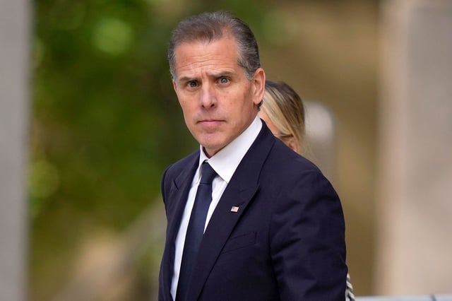 Hunter Biden departs from federal court, Tuesday, June 4, 2024, in Wilmington, Del. (AP Photo/Matt Slocum)