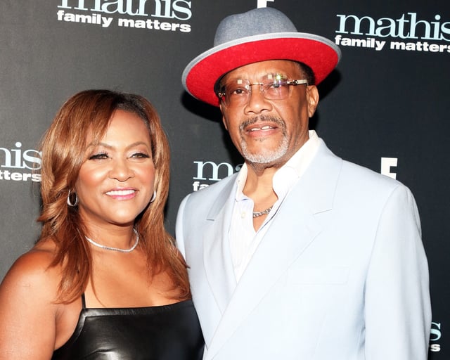 Linda Reese Mathis and Greg Mathis on June 17, 2022 in Los Angeles, CA.