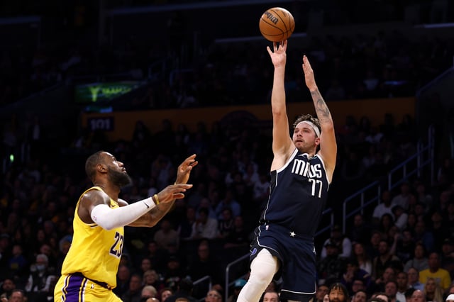 Luka Donic and LeBron James