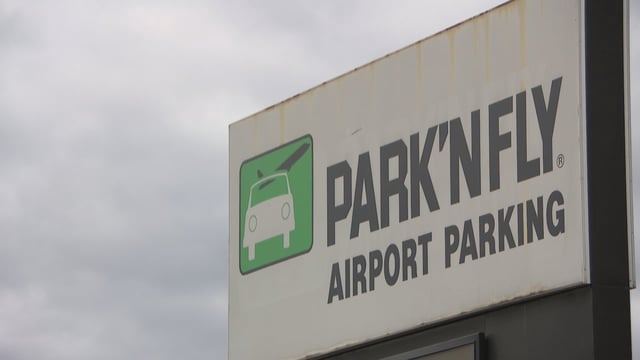 File image from April 2020, showing a Park'N Fly logo