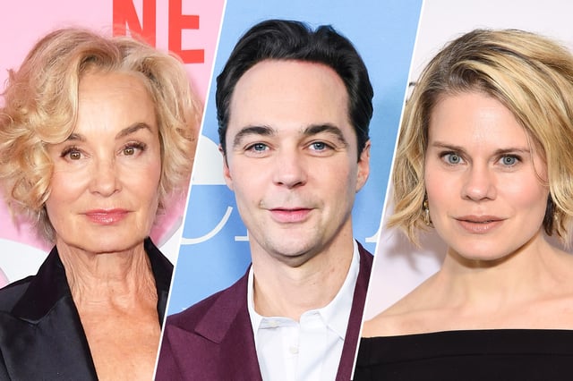 Jessica Lange, Jim Parsons and Celia Keenan-Bolger