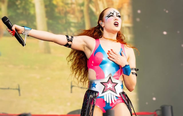 Chappell Roan performs during 2024 Lollapalooza Festival at Grant Park on August 01, 2024 in Chicago, Illinois. (Photo by Erika Goldring/WireImage)