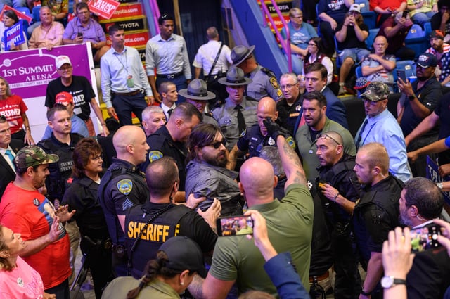 Man Detained at Donald Trump's Pennsylvania Rally