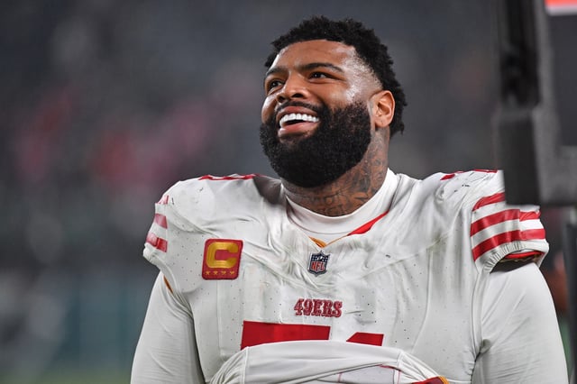 San Francisco 49ers offensive tackle Trent Williams (71) against the Philadelphia Eagles at Lincoln Financial Field.