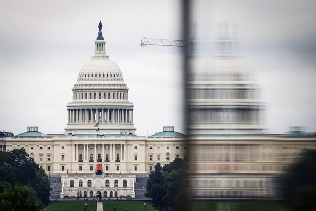 The Capitol Building is seen from the National Mall on Aug. 9, 2024.