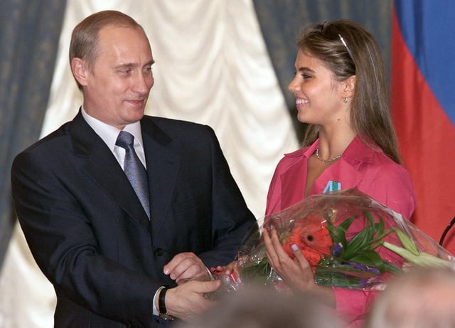 Russian President Vladimir Putin and Alina Kabaeva