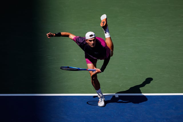 Jack Draper plays Alex de Minaur on day ten of the U.S. Open on Sept. 4, 2024.