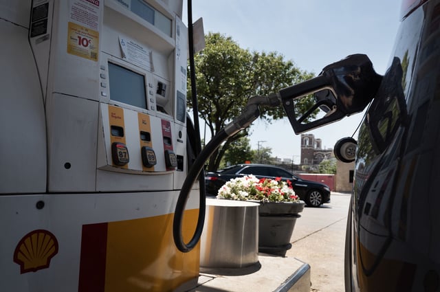 A customer purchases gas at a station on June 11, 2024 in Chicago, Illinois.