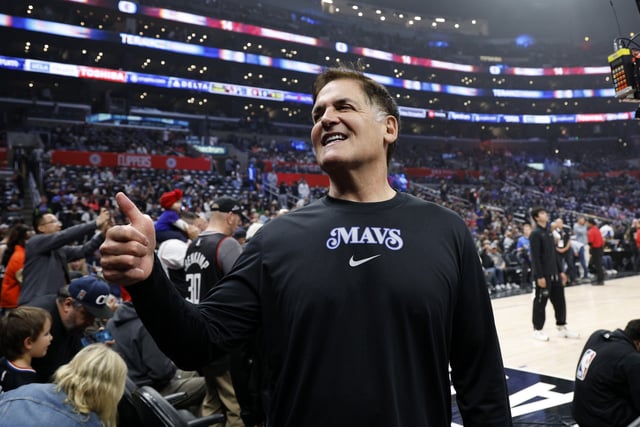 Mark Cuban at game