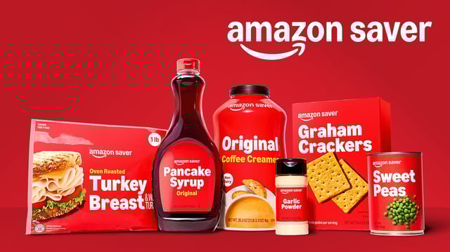 The packaging for the new Amazon Saver private-label brand. (Amazon Photo)