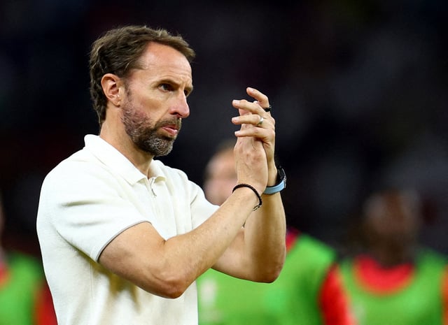 Soccer Football - Euro 2024 - Final - Spain v England - Berlin Olympiastadion, Berlin, Germany - July 14, 2024 England manager Gareth Southgate looks dejected after losing the final REUTERS/Lisi Niesner/File Photo