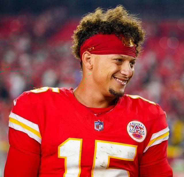 Patrick Mahomes, who is in his eighth NFL season, is a two-time league MVP and six-time Pro Bowl selection.