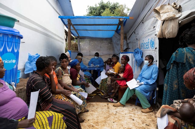 Suspected mpox patients wait for consultation at the mpox treatment centre at the Kavumu hospital in Kabare territory, South Kivu province of the Democratic Republic of Congo, August 29, 2024. REUTERS/Arlette Bashizi/File Photo