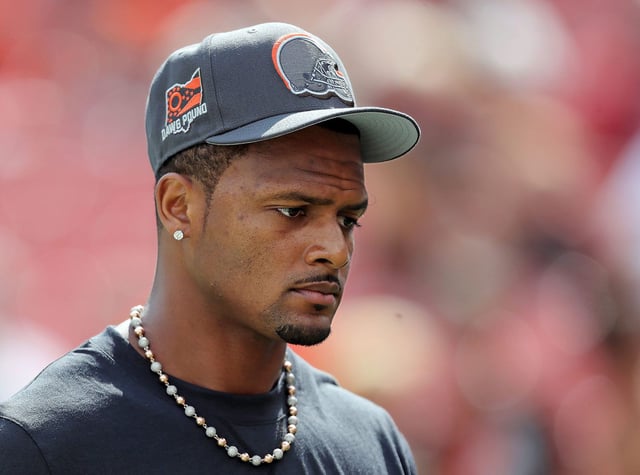 Browns quarterback Deshaun Watson during an NFL preseason game on August 17