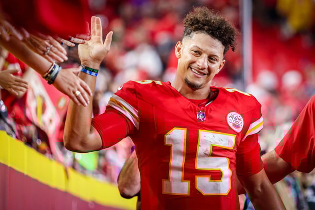 Patrick Mahomes on Sept. 5, 2024, in Kansas City.