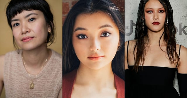 Headshots of Katie Leung, Michelle Mao and Isabella Wei