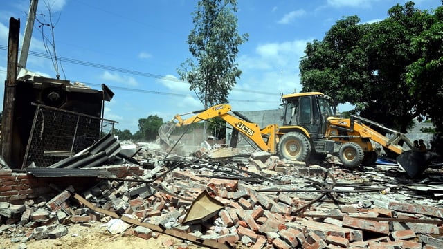 The Supreme Court on Tuesday stopped bulldozer demolition across India until October 1