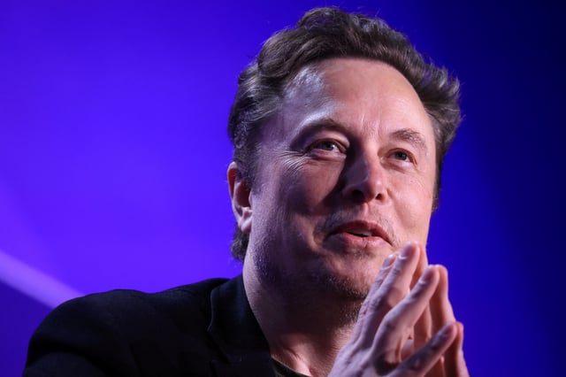 Elon Musk, Chief Executive Officer of SpaceX and Tesla and owner of X speaks during the Milken Conference 2024 Global Conference Sessions at The Beverly Hilton in Beverly Hills, California, U.S., May 6, 2024.  REUTERS/David Swanson/File Photo