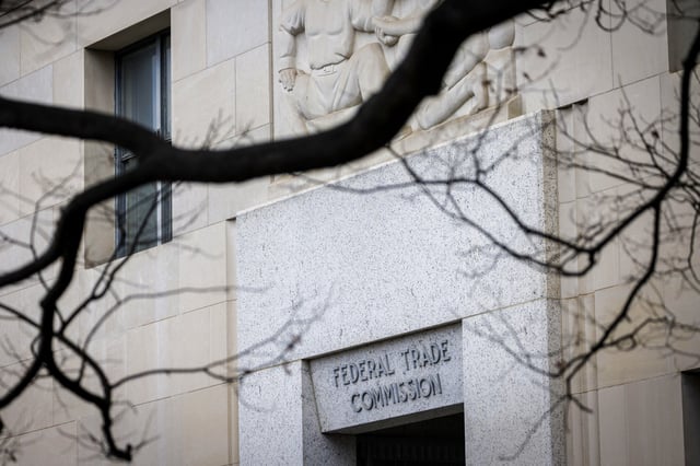 The Federal Trade Commission headquarters in Washington, D.C., on Feb. 17, 2023.