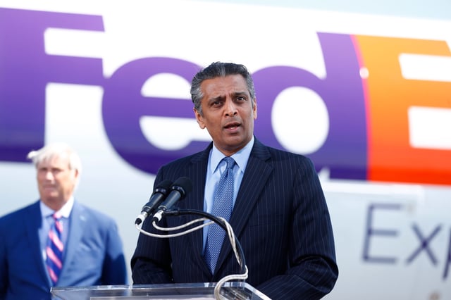 FedEx Corp. President and CEO Raj Subramaniam said he remains confident about the global shipping giant's road ahead despite a challenging first quarter.