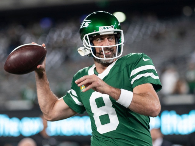 xx during to an NFL football game between the New York Jets and the New England Patriots, Thursday, Sept. 19, 2024, in East Rutherford, N.J. (Michael Owens via AP)
