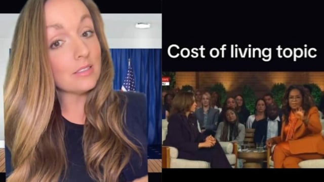 TikTok creator Blaire Allison's video addressing the cost of living (posted in November) was featured without her permission in the town hall-style interview event 'Unite for America Rally', which saw Oprah Winfrey interacting with Kamala Harris. 