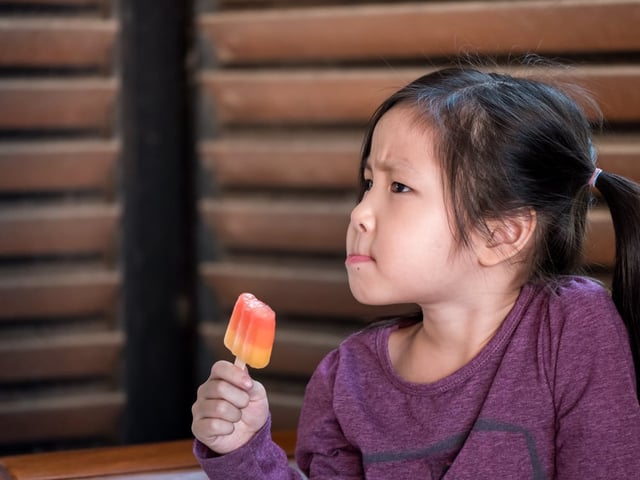 child eating